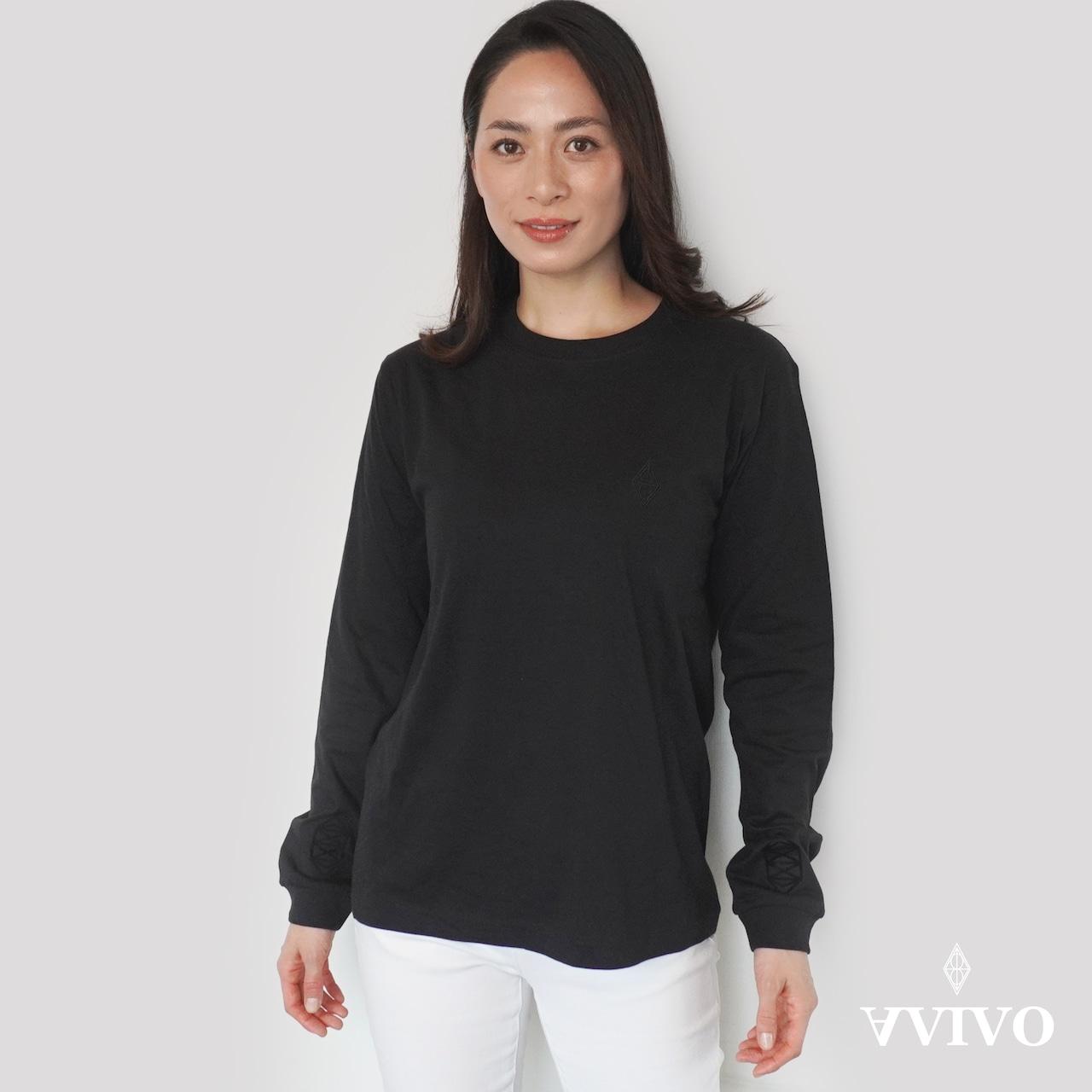 センタライズ ロングTシャツ スミクロ